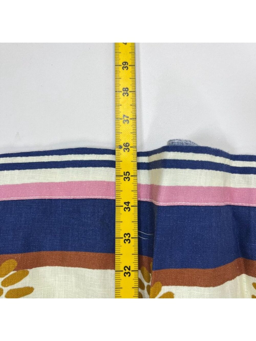 NWOT Farm Rio Linen Cerrado Stamps Short Sleeve Mini Dress Size XL Pocket - Picture 13 of 14